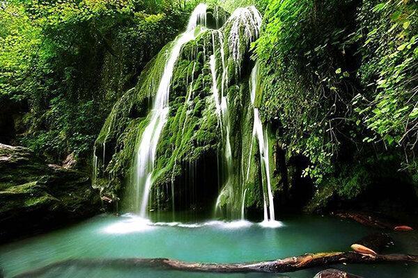 آبشار کبودوال گلستان ، زیبایی محسور کننده تنها آبشار خزه ای ایران