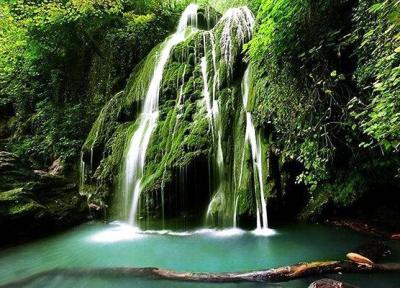 آبشار کبودوال گلستان ، زیبایی محسور کننده تنها آبشار خزه ای ایران